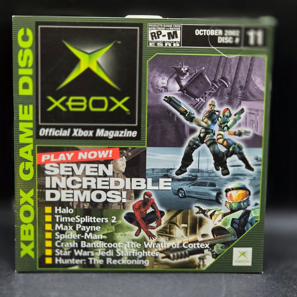 Official Xbox Magazine Demo Disc #11 Halo Spider-Man TimeSplitters 2